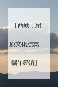 西峡：屈原文化点亮端午经济