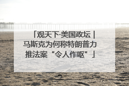 观天下·美国政坛｜马斯克为何称特朗普力推法案“令人作呕”
