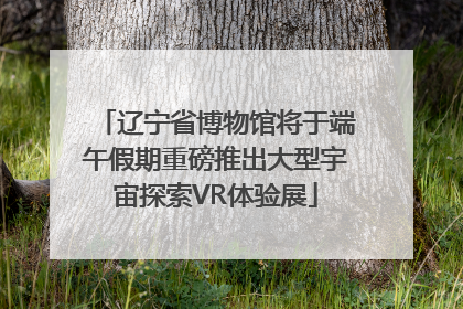 辽宁省博物馆将于端午假期重磅推出大型宇宙探索VR体验展