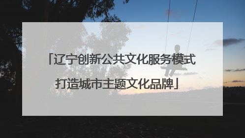 辽宁创新公共文化服务模式 打造城市主题文化品牌