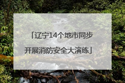 辽宁14个地市同步开展消防安全大演练