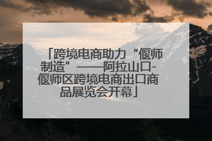 跨境电商助力“偃师制造”——阿拉山口-偃师区跨境电商出口商品展览会开幕