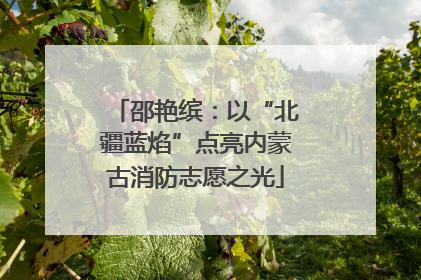 邵艳缤：以“北疆蓝焰”点亮内蒙古消防志愿之光