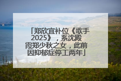 郑欣宜补位《歌手2025》，系沈殿霞郑少秋之女，此前因抑郁症停工两年