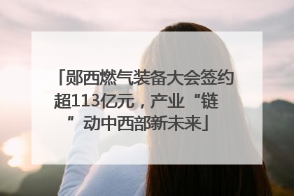 郧西燃气装备大会签约超113亿元，产业“链”动中西部新未来