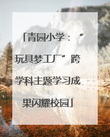 青园小学：“玩具梦工厂”跨学科主题学习成果闪耀校园