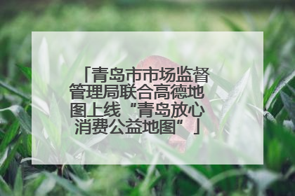 青岛市市场监督管理局联合高德地图上线“青岛放心消费公益地图”
