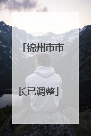 锦州市市长已调整