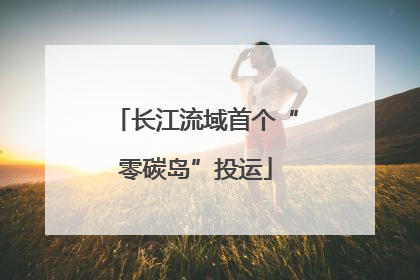 长江流域首个“零碳岛”投运