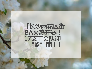 长沙雨花区街BA火热开赛！17支工会队迎“篮”而上