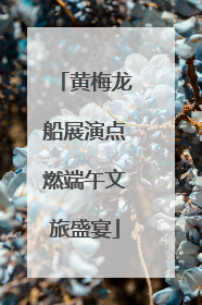 黄梅龙船展演点燃端午文旅盛宴