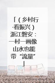 （乡村行·看振兴）浙江磐安：一村一画像 山水也能带“流量”