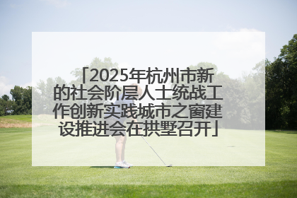 2025年杭州市新的社会阶层人士统战工作创新实践城市之窗建设推进会在拱墅召开