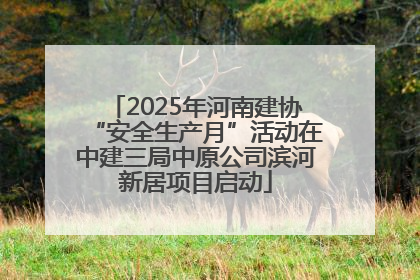 2025年河南建协“安全生产月”活动在中建三局中原公司滨河新居项目启动