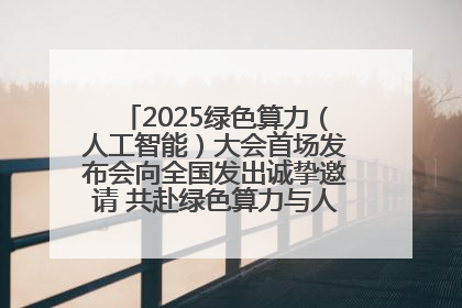 2025绿色算力（人工智能）大会首场发布会向全国发出诚挚邀请 共赴绿色算力与人工智能融合之约