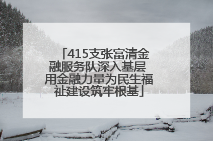 415支张富清金融服务队深入基层 用金融力量为民生福祉建设筑牢根基